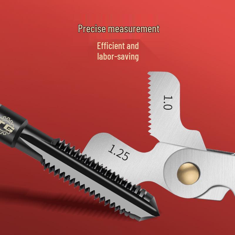 Tiangong Thread Gauge: Metric, Inch, US Standard Tap & Pitch Measuring Tool.