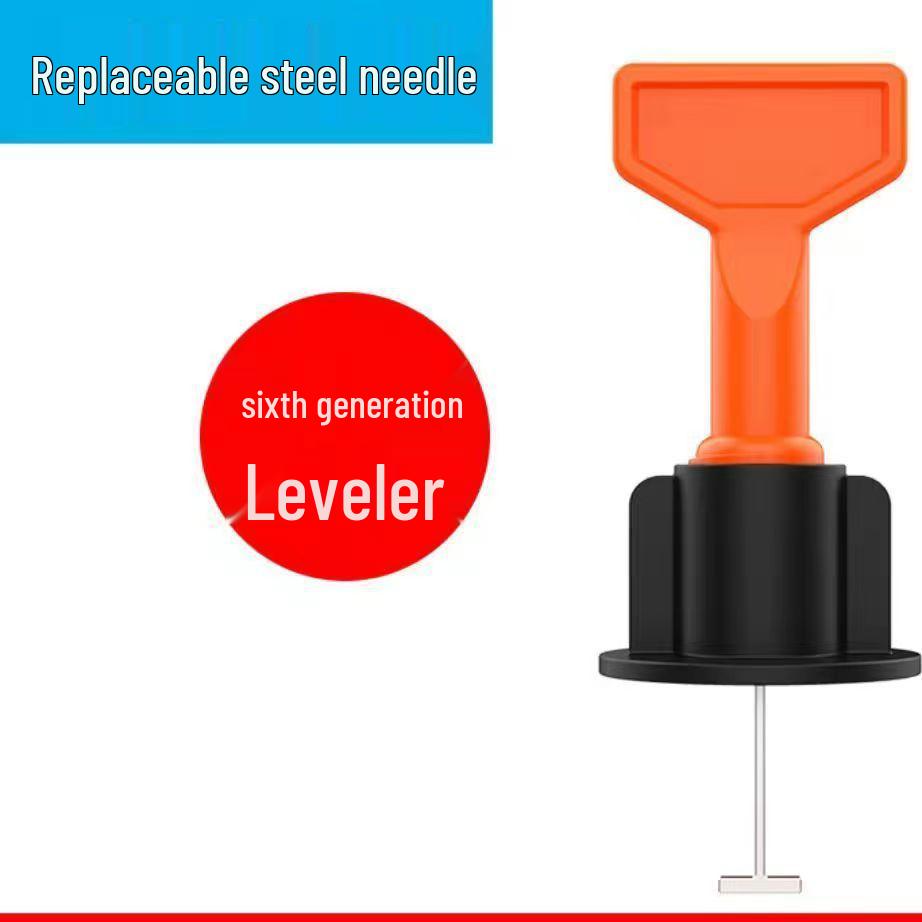 Tile Leveling Tool: Floor Tile Cross Spacer & Positioning Device with Steel Needle
