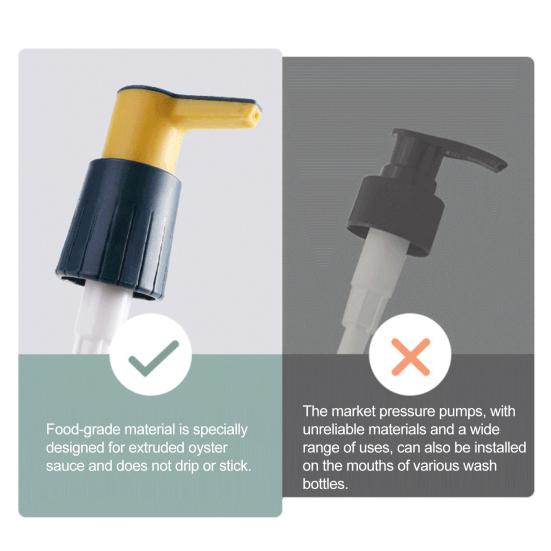 Yousheng Ostrůvková omáčka Stlačovací pumpičková láhev Univerzální dávkovač na olej, chilli, rajčatový a sójovou omáčku Snadno použitelná tryska Distribuce omáčky Kuchyňské náčiní