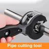 Yousheng Ratcheting Pipe Cutter Tubing Cutter One-Hand Fast Pipe Cutting Tool Close Quarters Hose Cutter for Precise Cutting PVC Copper Plastic Tubing