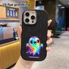 Phone Case: 2D Flat Design Suitable for iPhone 18 17 16 15 14 13 Pro Cases, Couple Style, Rainbow Little Ghost, Christmas and Halloween Gifts