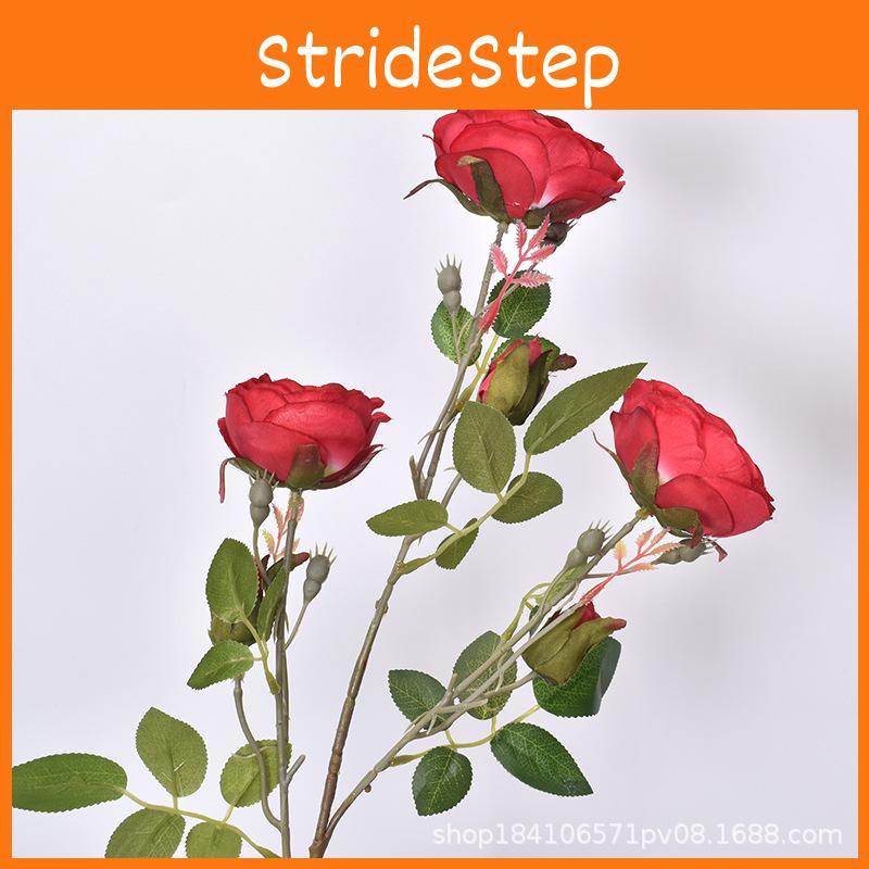 Simulace Růže Šestihlavý Květ Umělý Květ Fotografické Rekvizity Dekor Domov