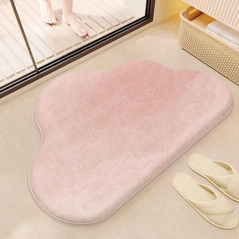 Bathroom Floor Mats Entrance Floor Mat Foldable Absorbent and Anti Slip Mats