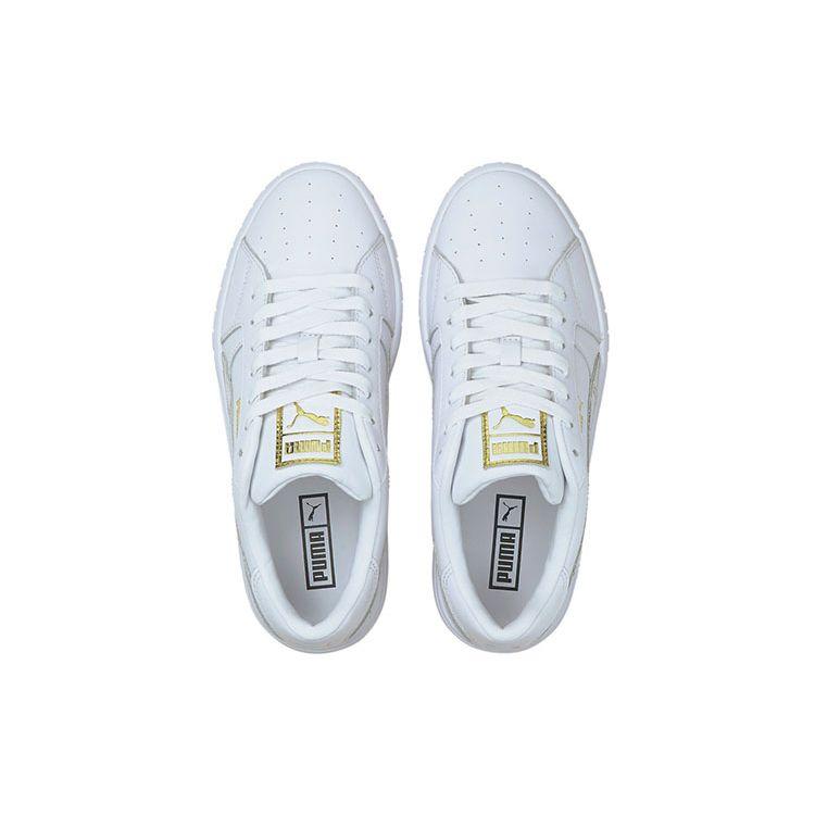 Puma Cali Star Snake Synthetic Leather Lightweight Durable Low-Top Sneakers Women sneakers White 380629-01