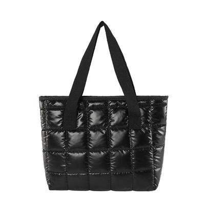 Casual Large Capacity Shoulder Bags For Women Space Cotton Handbag Totes Fashion Winter Daily Use Bag