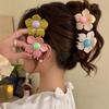 Hairpin Flower Hair Claw Plastic Plastic Shark Clip Creative Hair Crab Clip  Travel