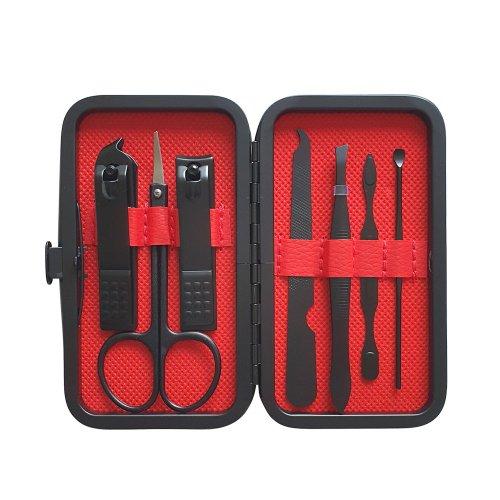 Carbon Black Nagelpflege 7-teiliges Set