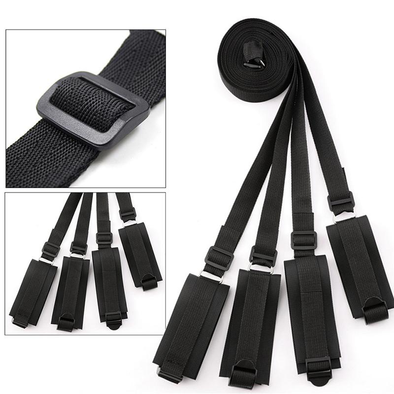 Sex Adult Women Bondage Toys Bed Props Handcuffs Ankle Bracelet Erotic Kit Adjustable Reusable BDSM Porn Toys Sexy Shop Products