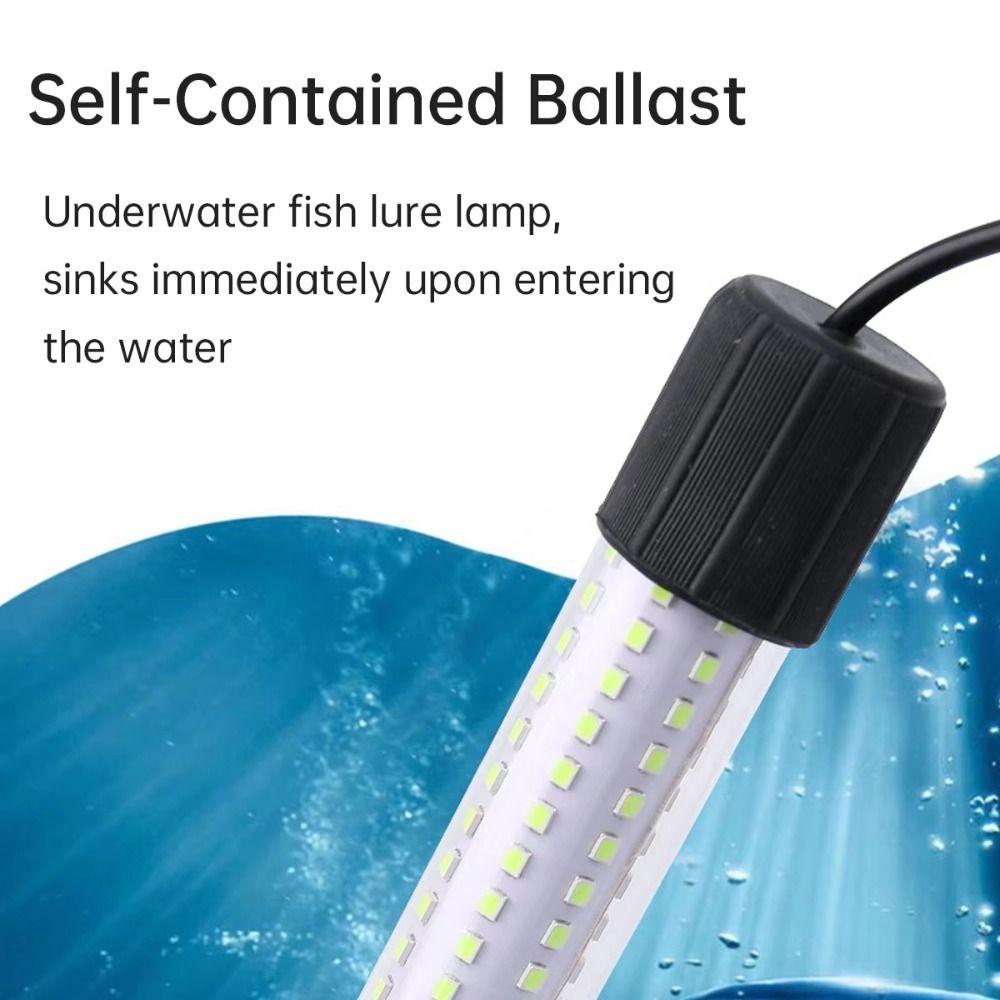 Waterproof 12V Fishing Light 126LEDs Lures Finder Lamp LED Underwater Light  Boat Outdoor