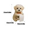 Wall Mounted Dog Paper Roll Holder 3D Printed Animal Paper Towel Holder Decorative Dog Shape Paper Stand for Kitchen Bathroom