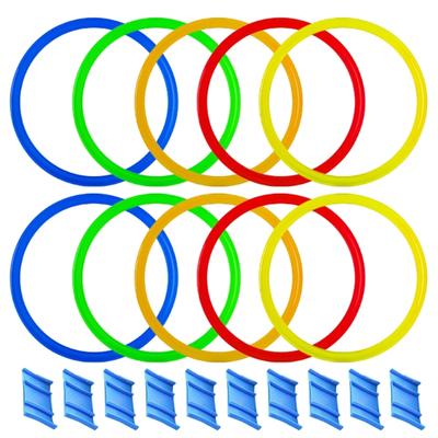 Indoor Jumping Ring Set Toy for Children Outdoor Physical Training Sports Game Toy for Kids Family Gathering Party Props
