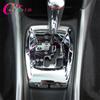 Car Gear Set Panel Trim Stickers Gear Shift Knob Cover Sticker for Peugeot 2008 2014 2015 2016 2017 AT