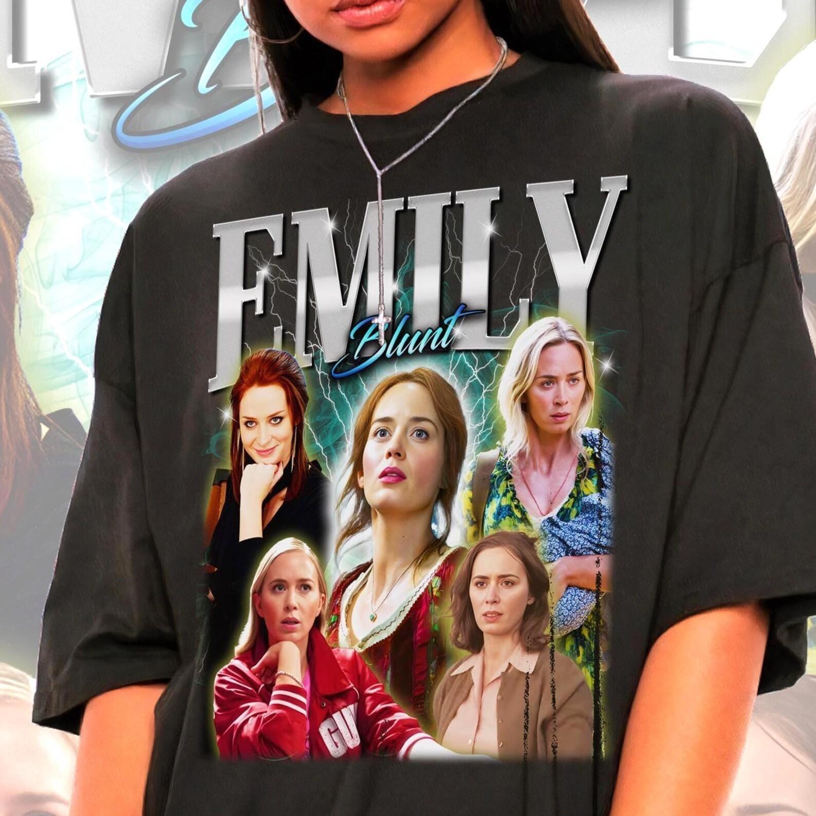Unisex Emily Blunt Shirt - Movie Actress Tshirt,Vintage Movie Tee S