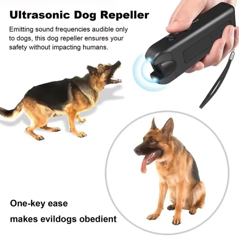 LED Light Electronic Dog Repeller 3 in1 Dog Bark Deterrent Ultrasonic Dog Repeller Pet Training