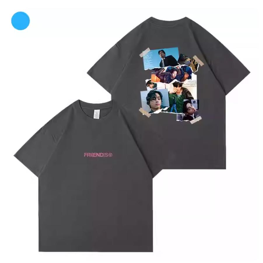 2025 FRIENDS Men T-shirt Brand Short Sleeve Print Tshirt Clothing Designer Luxury Women  TShirt Fashion Summer Tops