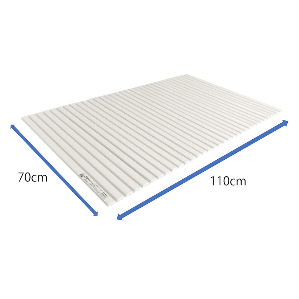 Ohe Baddeckel Ungefähr 70cm x Rollo M-11, Weiß, 110cm, Typ, Dünn, Leicht, Schimmelresistent