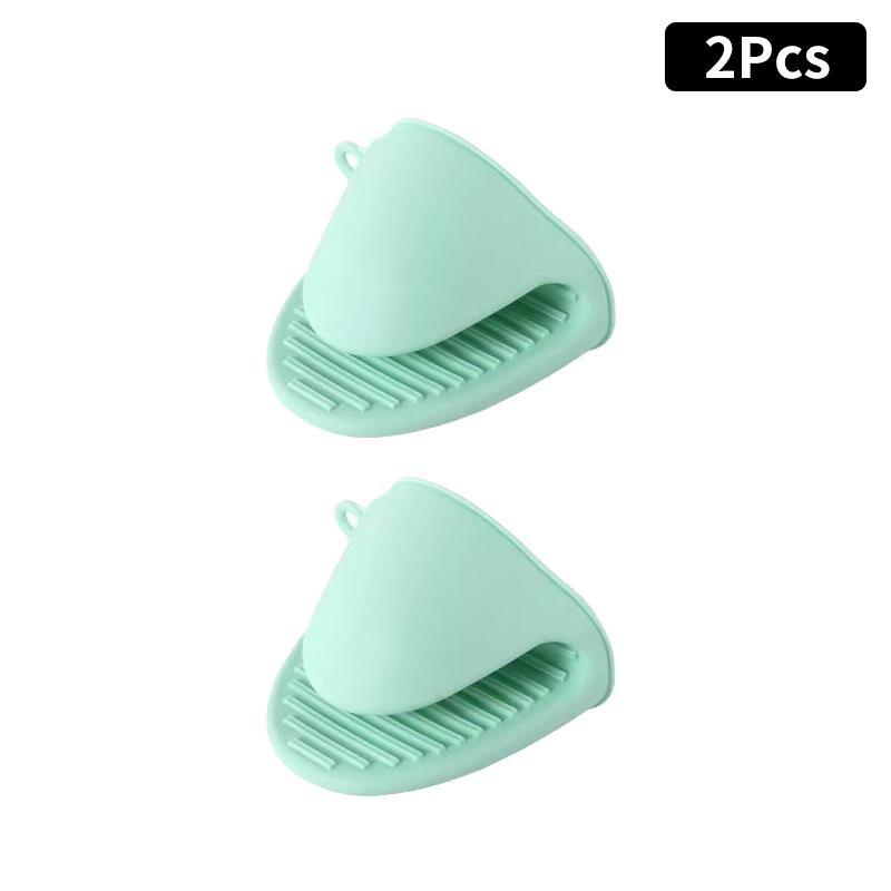 Silicone Oven Gloves Set of 2 with Heat Insulation and Non-slip Surface for Kitchen Safety