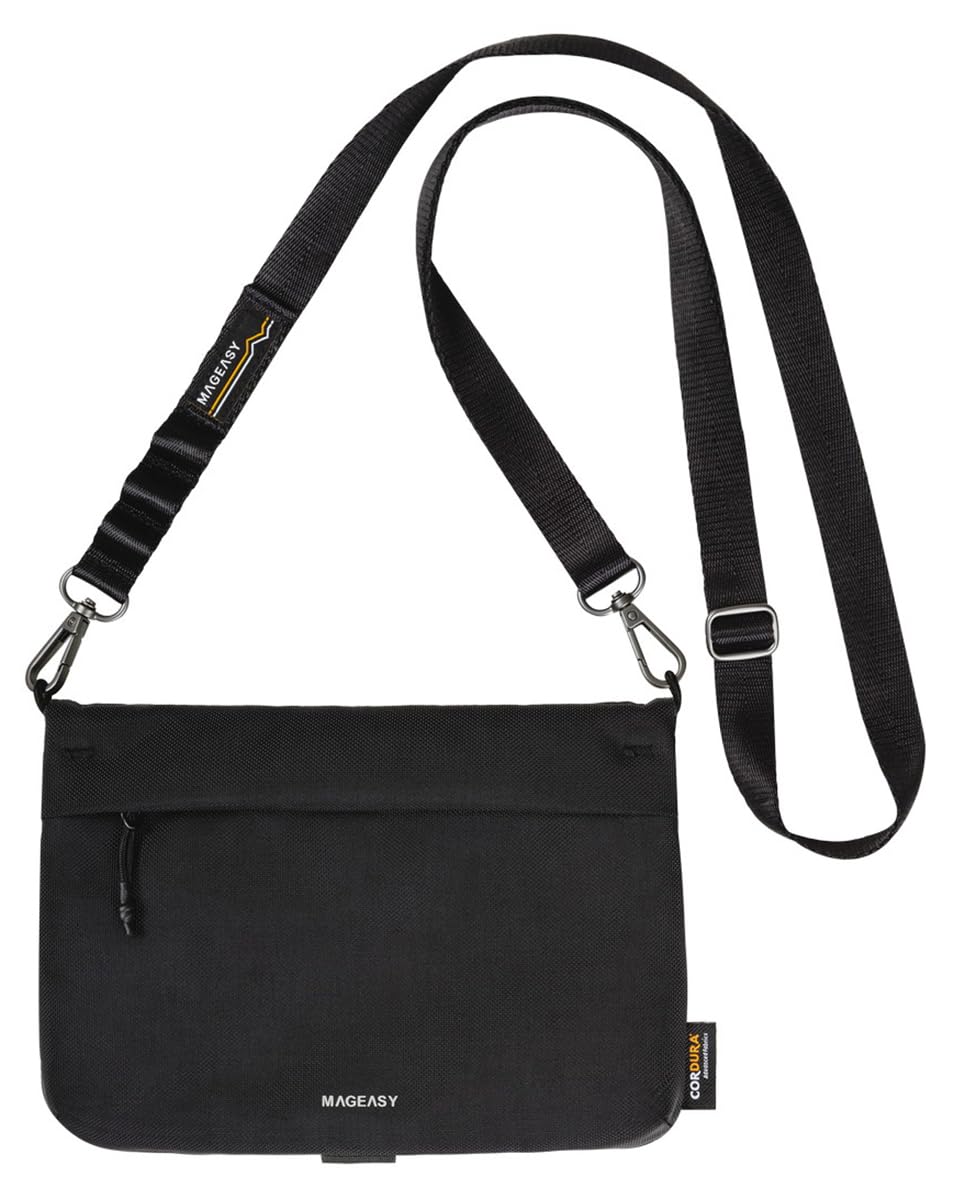 

[MagEasy] Сумка через плечо для смартфона со съемным ремнем, чехол для смартфона, маленькая сумка для мелочей, мини-сумка [Подходит для мужчин и