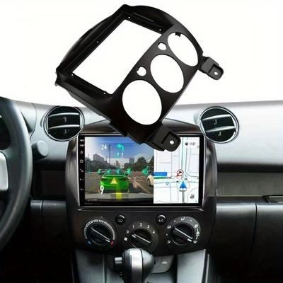 9-Inch Car Radio Fascia for Mazda 2 And Demio Models 2007 Onwards Designed for Stereo CD Panel Including GPS And DVD Frame