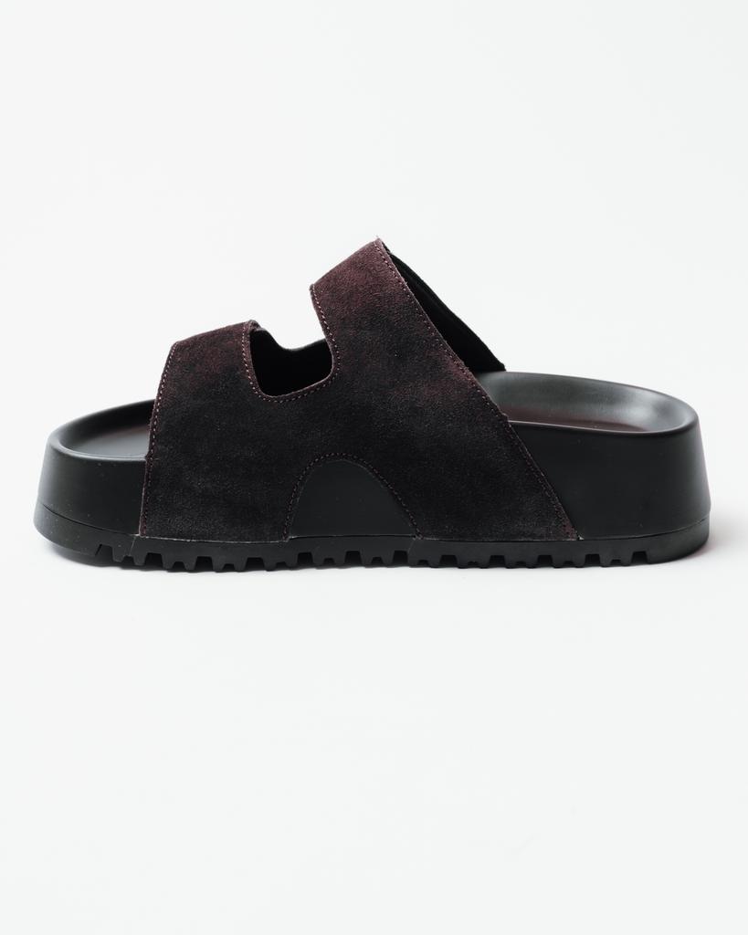 Plateau-Sandalen Lola Andy 2085 36 braunes Wildleder