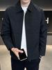 Men's Slim-Fit Turn-Down Collar Coat - Light Mature Autumn Style 2026 Executive Jacket