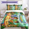 Dora Explorer Bedding Set Breathable Duvet Cover with Pillowcases Decorative Bed Linen for Bedroom Home Decoration Birthday Gift
