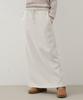 Wednesday Oasis For Woman Warm-Up Basic Fleece-Lined Long Skirt_Light Beige(W25-Sk04)