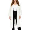 Fashionable Women's Long Knitted Sweater Cross-border  Winter Knitted Jacket