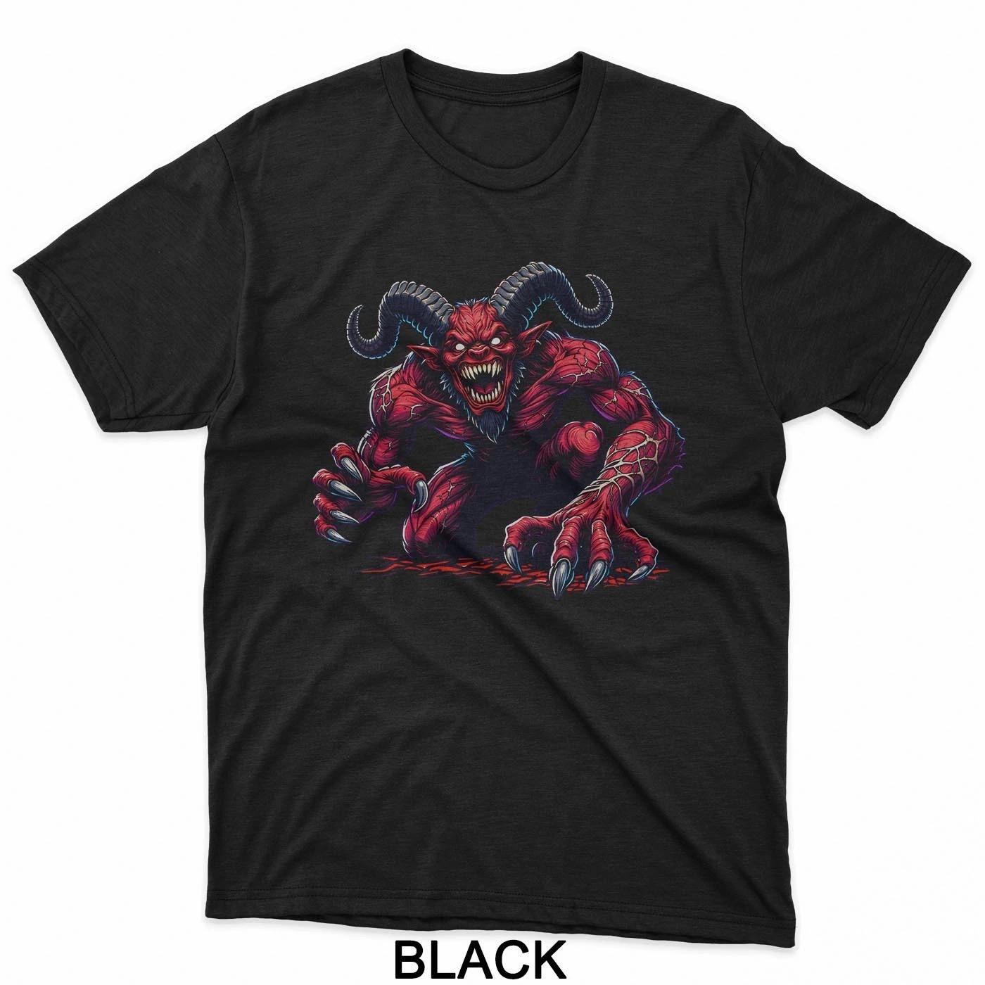 Infernal Demon With Horns T-Shirt XL