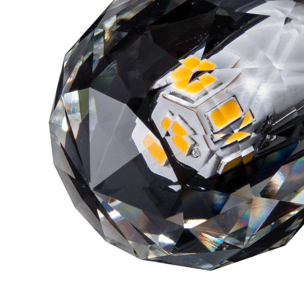 Dekorative LED-Glühbirne E14 3W G40 Neutral Kristall