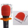 2PCS/Set Mic Replacement Accessories Microphone Cover Microphone Cap  Studio Interview Karaoke DJ