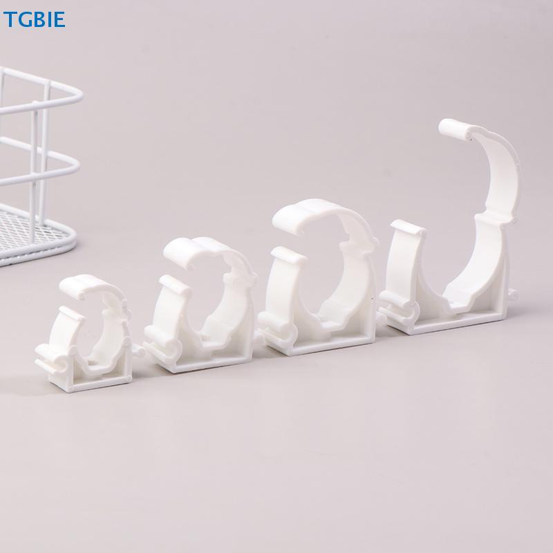 [TL][TL]20 Pcs Plastic PPR Clamp Holder For Water Pipe Tube Fittings With Cover Diameter 16mm 20mm 25mm 32mm
