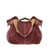 Borsa a tracolla in tela a forma di conchiglia con tasche con cerniera per donne casual