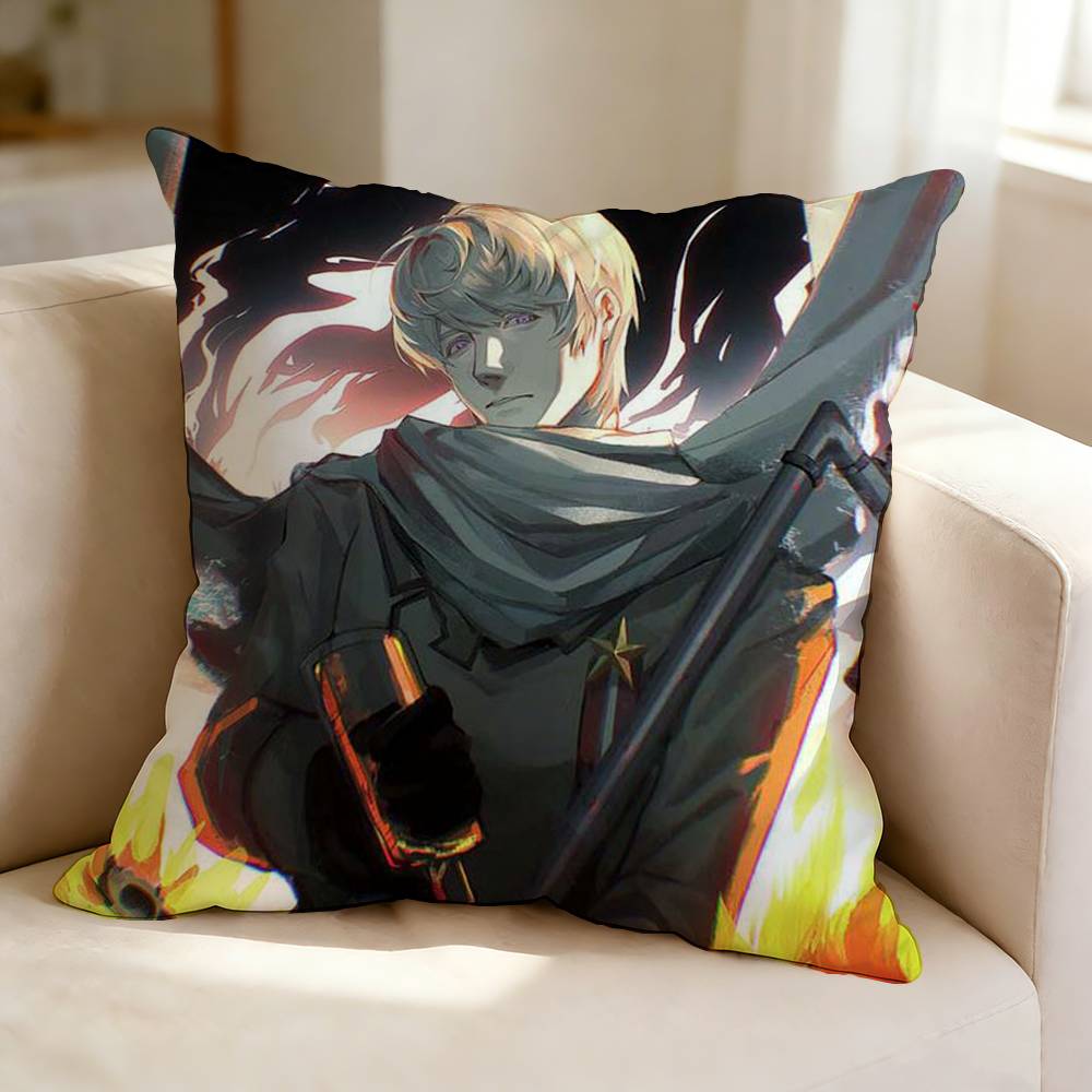 H-Hetalia W-World Stars I-Ivan Braginsky Square Double-Sided printed Pillow Case Bedroom Bedside Pillow Sofa Cushion Cover