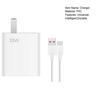 33W QC3.0 Fast Wall Charger with 6A USB-C Cable Multi-device Charger Compatible with