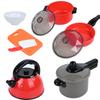 Children'S Kitchen Toy Set For Boys And Girls Playing Home Simulation Kitchenware Cooking, Stir Frying, Cutting And Enjoying