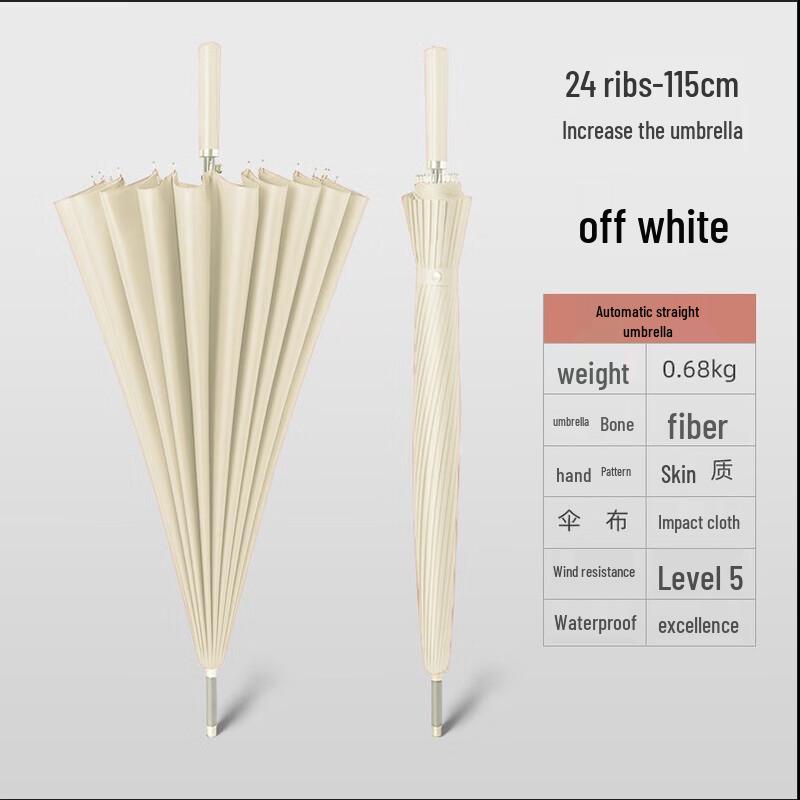 Double Elephant 24-Rib Extra Large Straight Golf Umbrella