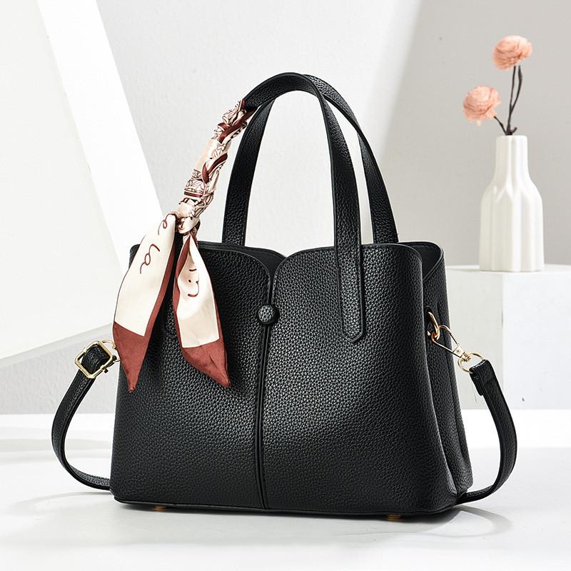 Minimalist Pu Shoulder Bag For Women With Large Capacity And Zipper Closure For Daily Use