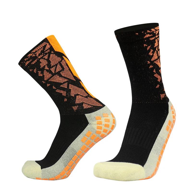 1Pairs Professional Men and Women Camouflage Arrow Soccer Socks Breathable Active Silicone Anti Slip Grip Football