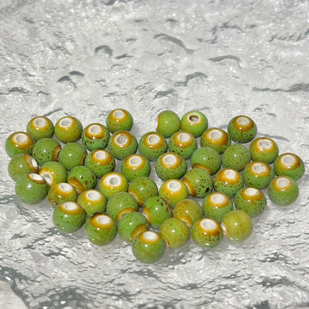 Colorful Jingdezhen Flambe Glaze Ceramic Beads for DIY Bracelets and Hand Strings