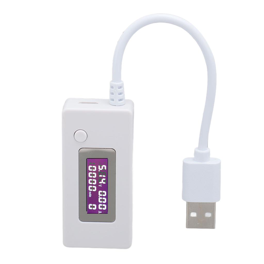 USB Charger Detector High Accuracy Plug and Play Portable USB Voltage Current Power Meter for Phone