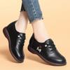 Vintage Soft Leather Women's Casual Soft Sole Light Flat Shoes Outdoor Sport Walking Trainers Summer Autumn Slip On  Sneakers