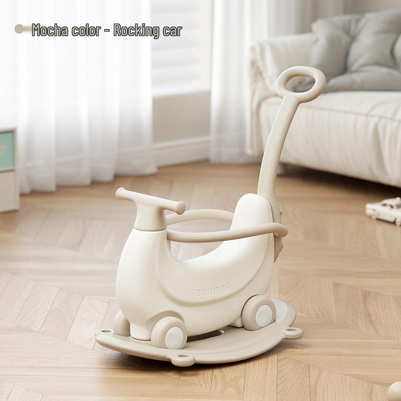 

Babysoul Банан Лошадка-качалка Детский баунсер: Детская качалка и горка на первый день рождения с защитой от падения