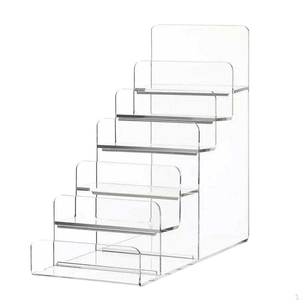 Akrylový stojanový displej Sběratelská police Dekorace Průhledná vitrína pro klenotnictví