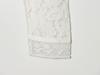 Elegant French Design Women's Lace Crochet Blouse with Stand Collar and Frog Button Detailing