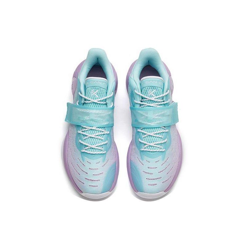 Anta Splash 4 Low Top Basketball Shoes Mens Blue Purple 112221602-12