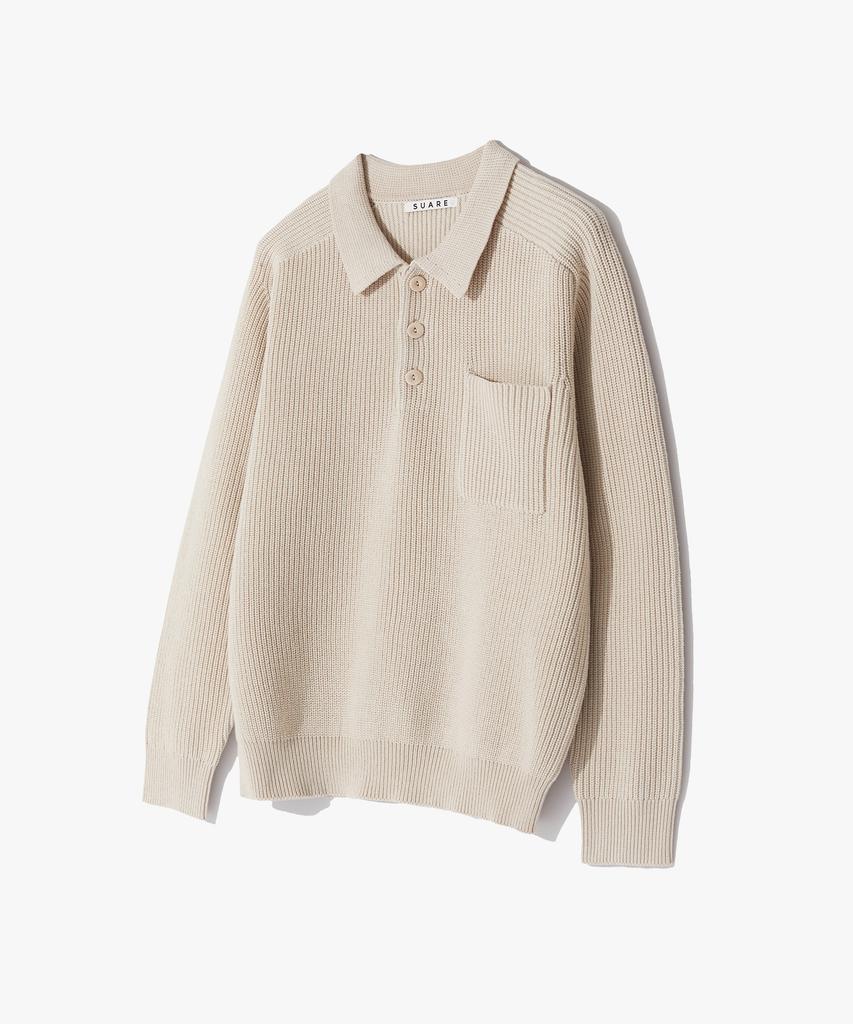 SUARE Sporty Club Collar Knit - 4 Colors