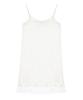Nigaennikol Satin Lace Slip Dress_Ivory