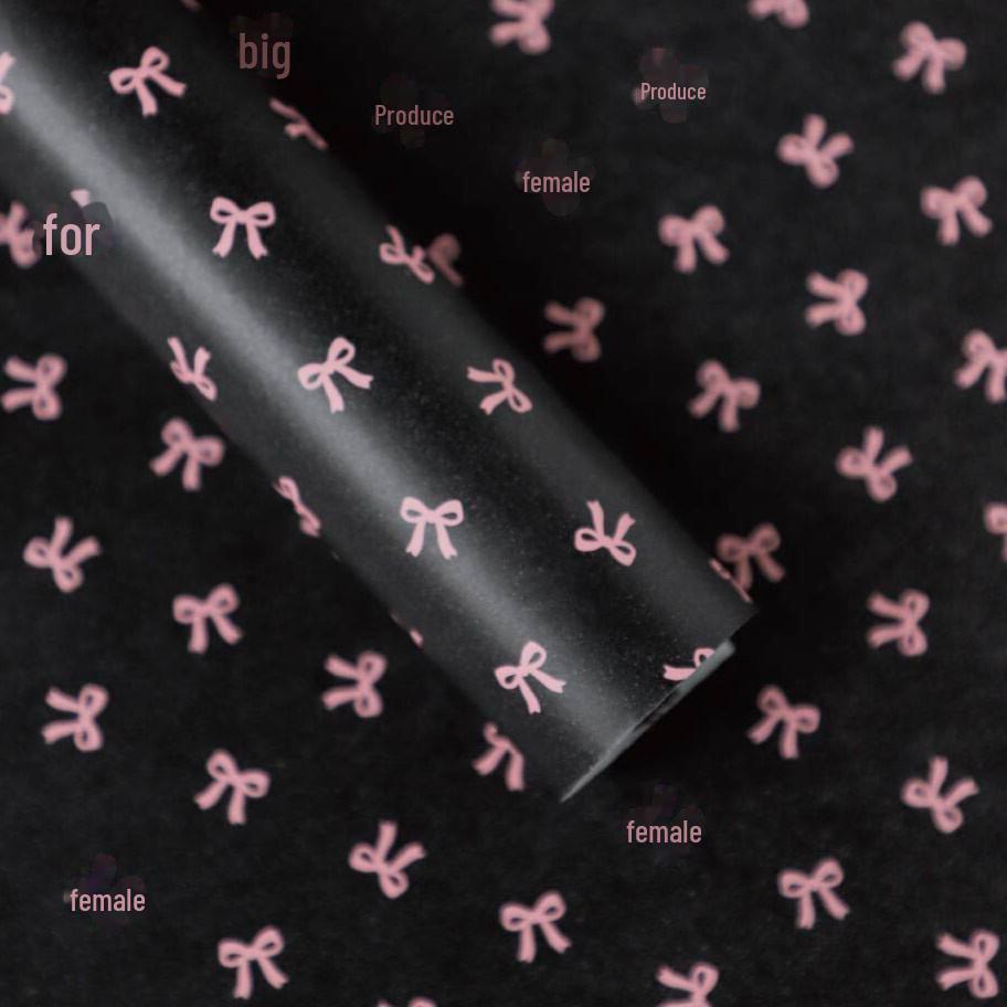 38g Korean Style Floral Thick Pear Bouquet Wrapping Paper for DIY Floral Arrangements