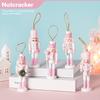 12CM Nutcracker Puppet Soldier Christmas Decoration New Year Gift Friends Home Table Office Decoration Child Doll Toys Pendant